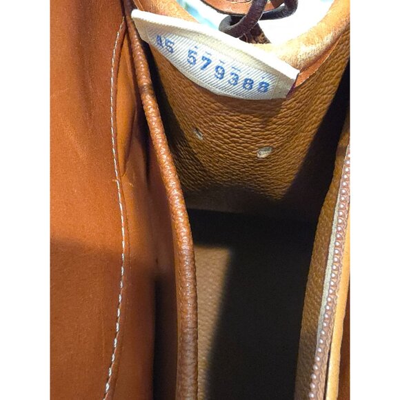 Vintage Dooney & Bourke Pebbled Leather Satchel Handbag - Made In USA - Picture 15 of 16